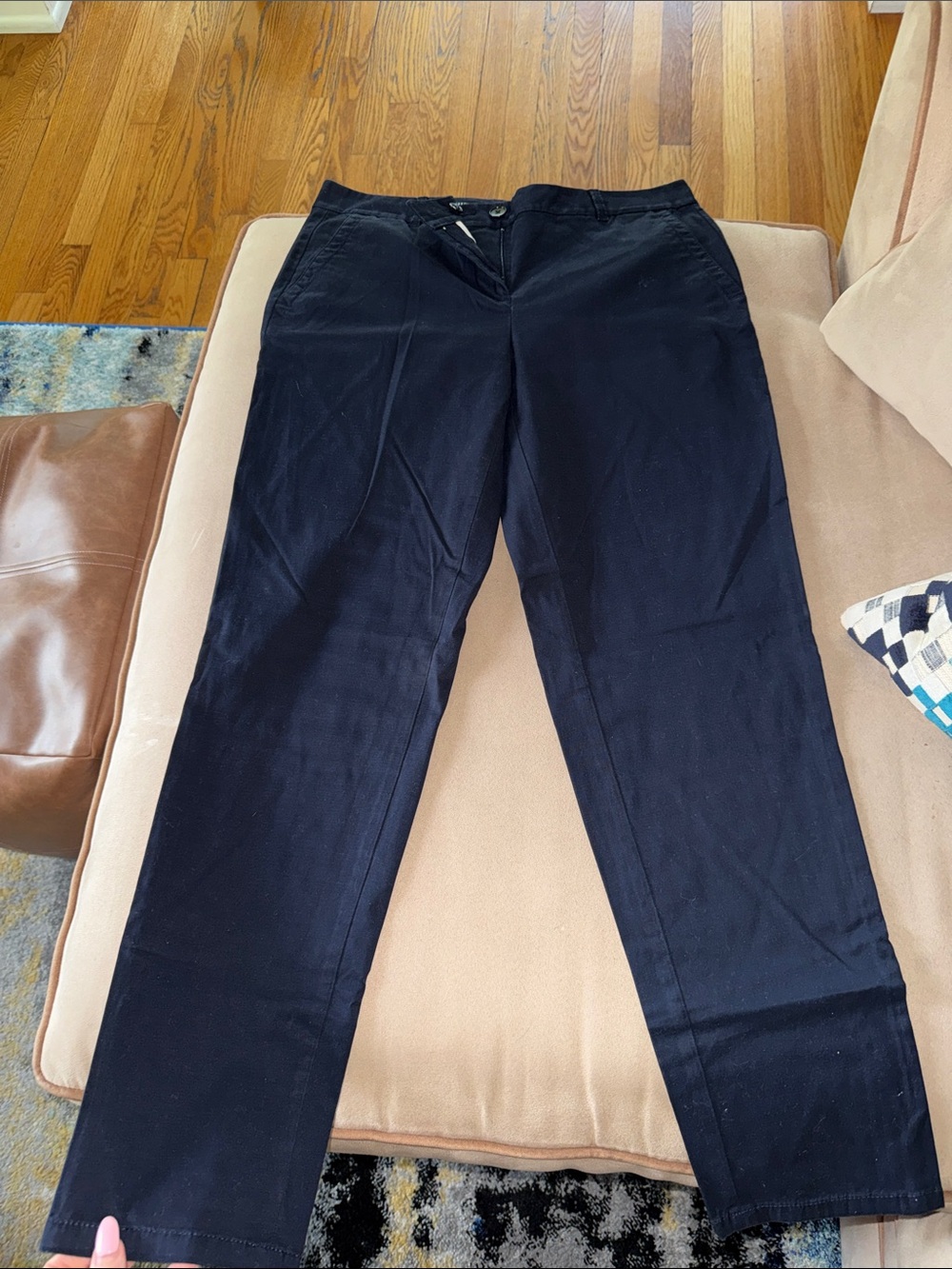 Talbots Navy Chino Pants - Straight Leg